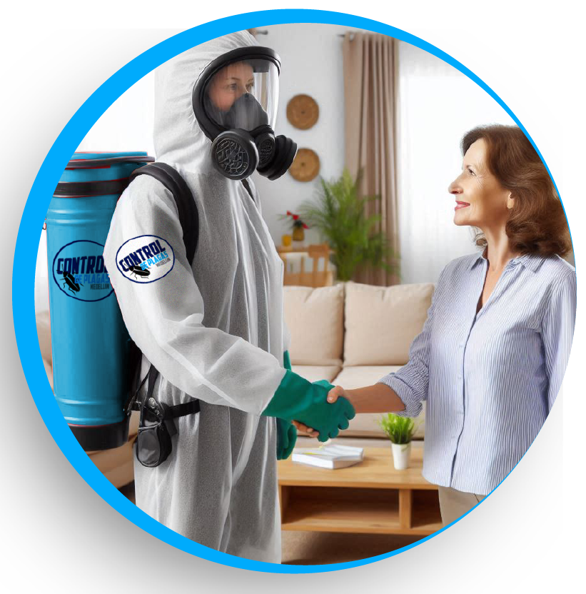 Técnico experto en control de plagas